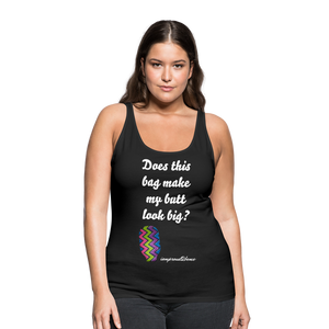 OSTOMY BAG ZIG ZAG Premium Tank Top (Adult) - black