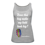 OSTOMY BAG ZIG ZAG Premium Tank Top (Adult) - heather gray