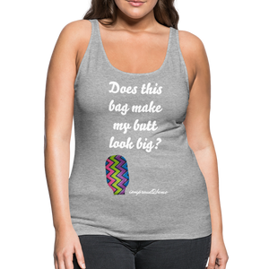 OSTOMY BAG ZIG ZAG Premium Tank Top (Adult) - heather gray