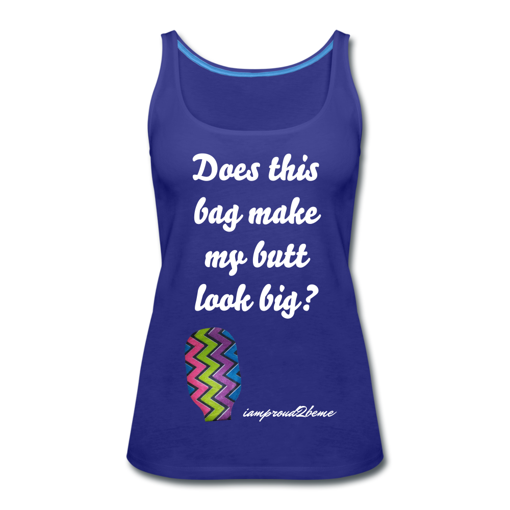 OSTOMY BAG ZIG ZAG Premium Tank Top (Adult) - royal blue