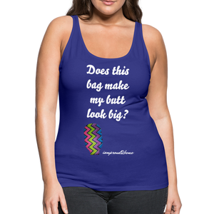 OSTOMY BAG ZIG ZAG Premium Tank Top (Adult) - royal blue