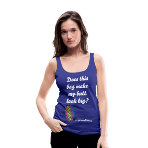 OSTOMY BAG ZIG ZAG Premium Tank Top (Adult) - royal blue