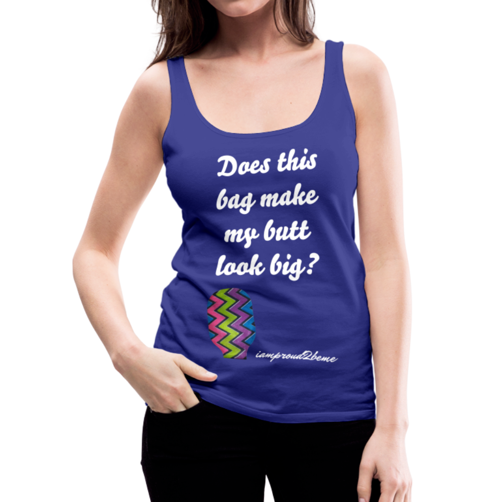OSTOMY BAG ZIG ZAG Premium Tank Top (Adult) - royal blue