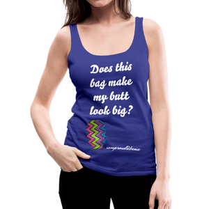 OSTOMY BAG ZIG ZAG Premium Tank Top (Adult) - royal blue