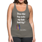 OSTOMY BAG ZIG ZAG Premium Tank Top (Adult) - asphalt gray