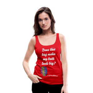 OSTOMY BAG ZIG ZAG Premium Tank Top (Adult) - red