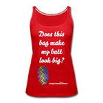 OSTOMY BAG ZIG ZAG Premium Tank Top (Adult) - red