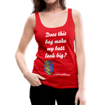 OSTOMY BAG ZIG ZAG Premium Tank Top (Adult) - red