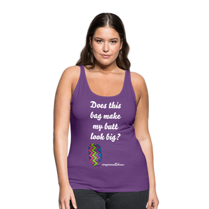 OSTOMY BAG ZIG ZAG Premium Tank Top (Adult) - purple