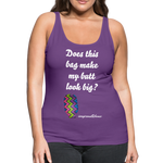 OSTOMY BAG ZIG ZAG Premium Tank Top (Adult) - purple