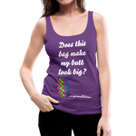 OSTOMY BAG ZIG ZAG Premium Tank Top (Adult) - purple