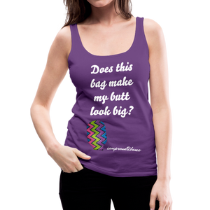 OSTOMY BAG ZIG ZAG Premium Tank Top (Adult) - purple