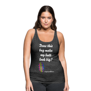 OSTOMY BAG ZIG ZAG Premium Tank Top (Adult) - charcoal gray