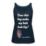 OSTOMY BAG ZIG ZAG Premium Tank Top (Adult) - deep navy