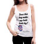 OSTOMY BAG PAINT SPLATS Premium Tank Top - white