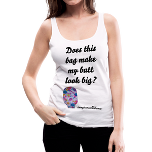 OSTOMY BAG PAINT SPLATS Premium Tank Top - white