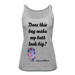OSTOMY BAG PAINT SPLATS Premium Tank Top - heather gray