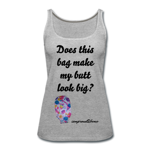 OSTOMY BAG PAINT SPLATS Premium Tank Top - heather gray