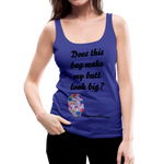 OSTOMY BAG PAINT SPLATS Premium Tank Top - royal blue