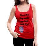 OSTOMY BAG PAINT SPLATS Premium Tank Top - red