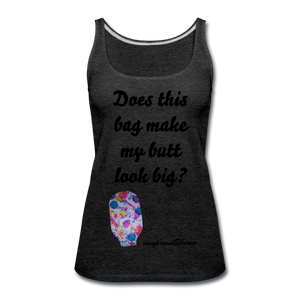 OSTOMY BAG PAINT SPLATS Premium Tank Top - charcoal gray