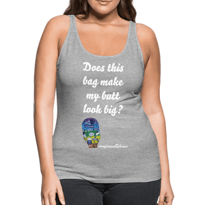 OSTOMY BAG PEACE & LOVE Premium Tank Top (Adult) - heather gray