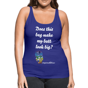 OSTOMY BAG PEACE & LOVE Premium Tank Top (Adult) - royal blue