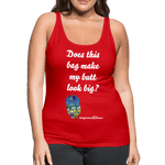 OSTOMY BAG PEACE & LOVE Premium Tank Top (Adult) - red