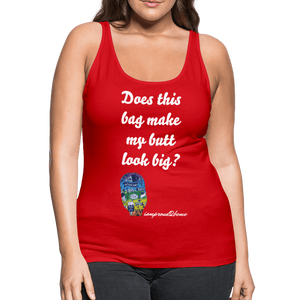 OSTOMY BAG PEACE & LOVE Premium Tank Top (Adult) - red