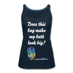 OSTOMY BAG PEACE & LOVE Premium Tank Top (Adult) - deep navy