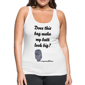 OSTOMY BAG LEOPARD PRINT Premium Tank Top (Adult) - white