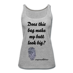OSTOMY BAG LEOPARD PRINT Premium Tank Top (Adult) - heather gray