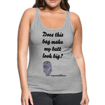 OSTOMY BAG LEOPARD PRINT Premium Tank Top (Adult) - heather gray