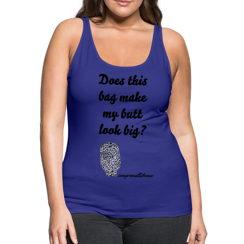 OSTOMY BAG LEOPARD PRINT Premium Tank Top (Adult) - royal blue