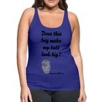 OSTOMY BAG LEOPARD PRINT Premium Tank Top (Adult) - royal blue