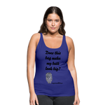 OSTOMY BAG LEOPARD PRINT Premium Tank Top (Adult) - royal blue