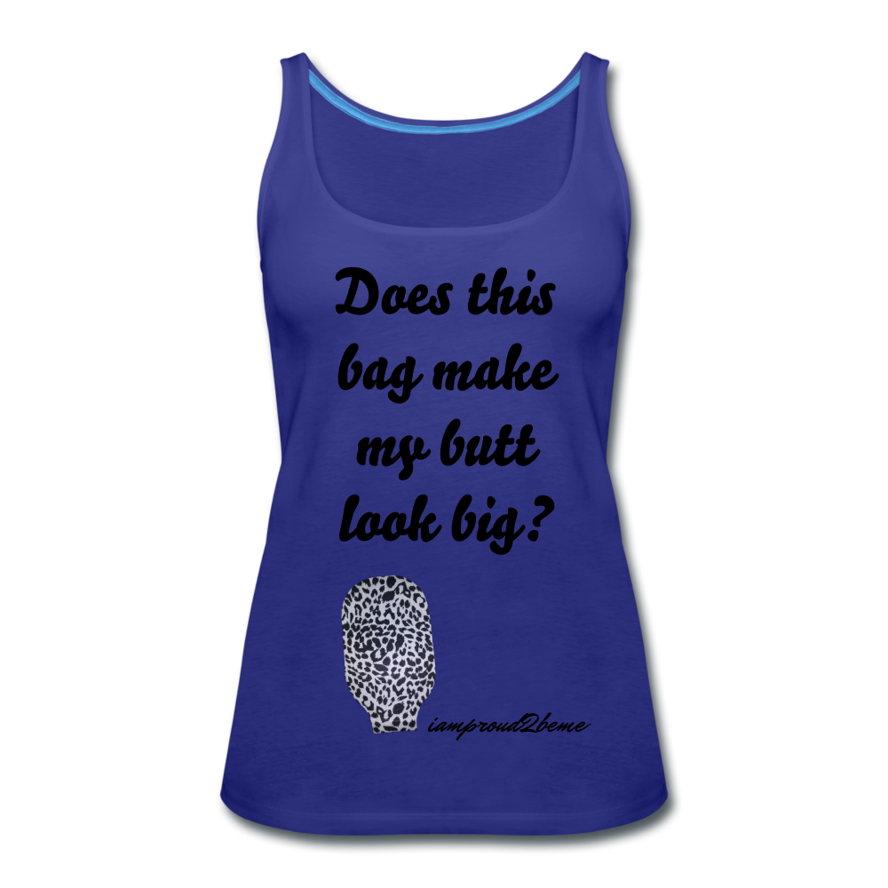 OSTOMY BAG LEOPARD PRINT Premium Tank Top (Adult) - royal blue