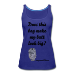 OSTOMY BAG LEOPARD PRINT Premium Tank Top (Adult) - royal blue