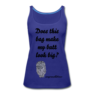 OSTOMY BAG LEOPARD PRINT Premium Tank Top (Adult) - royal blue