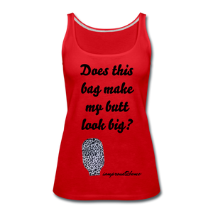 OSTOMY BAG LEOPARD PRINT Premium Tank Top (Adult) - red