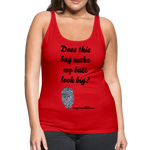 OSTOMY BAG LEOPARD PRINT Premium Tank Top (Adult) - red