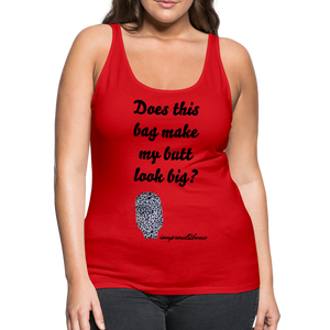 OSTOMY BAG LEOPARD PRINT Premium Tank Top (Adult) - red
