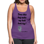 OSTOMY BAG LEOPARD PRINT Premium Tank Top (Adult) - purple