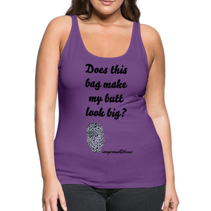 OSTOMY BAG LEOPARD PRINT Premium Tank Top (Adult) - purple