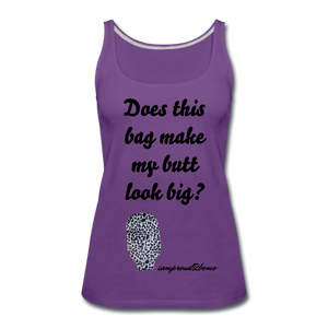 OSTOMY BAG LEOPARD PRINT Premium Tank Top (Adult) - purple