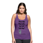 OSTOMY BAG LEOPARD PRINT Premium Tank Top (Adult) - purple