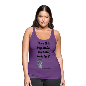 OSTOMY BAG LEOPARD PRINT Premium Tank Top (Adult) - purple