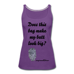 OSTOMY BAG LEOPARD PRINT Premium Tank Top (Adult) - purple