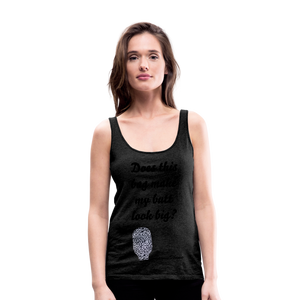 OSTOMY BAG LEOPARD PRINT Premium Tank Top (Adult) - charcoal gray