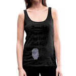 OSTOMY BAG LEOPARD PRINT Premium Tank Top (Adult) - charcoal gray